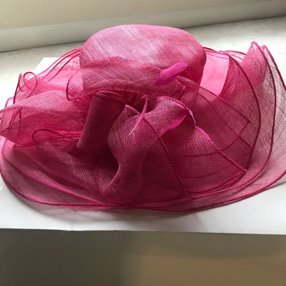 Pink Derby Hat